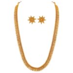 Peora Traditional Gold Plated Indian Bridal Jewelry Set Gift for Women - Image 2