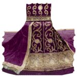 SHYAMLATA Fancy Heavy Embroidery Work Shimmer Silk Semi-stitched - Image 2