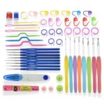 SYGA 51 Pieces Needle Arts Crochet Set Knitting Craft - Image 2