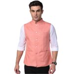 Vastraa Fusion Men's Export-Quality Indian Traditional Nehru Jacket/Waistcoat - Image 2