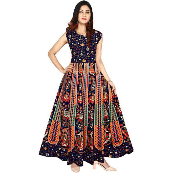 Women's Cotton Rajasthani Jaipuri Traditional Printed Kurti - Image 2