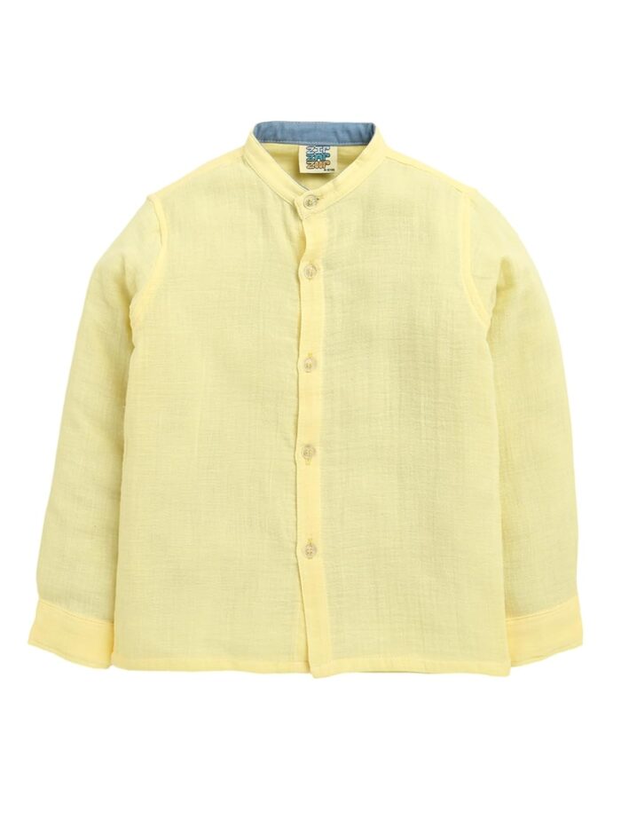 ZIP ZAP ZOOP Cotton Full Sleeve Collar Neck Shirt - Image 2