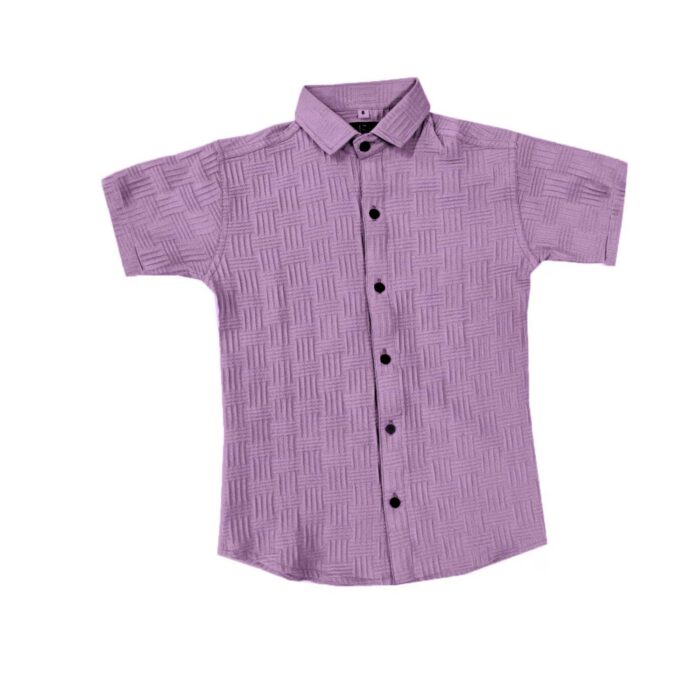 Zilcon Boys Casual Short Sleeve Button Down Shirt - Image 2