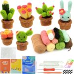 felthouse Crochet Kit for Beginners - DIY Crochet Flower Kit for Adults & Kids - Image 2