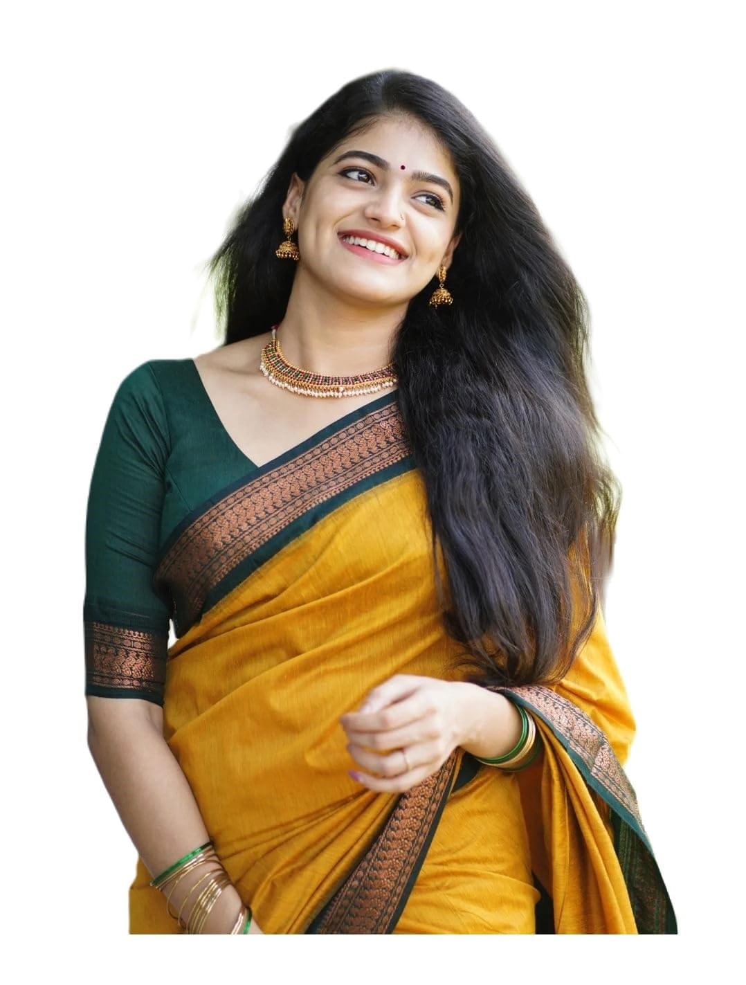 Paramparik Textile Women’s Kanjivaram Soft Silk Saree