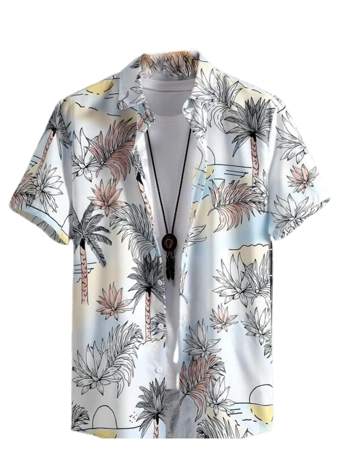 OM SAI LATEST CREATION for Casual Stylish Printed Regular Fit | Men Formal Half Sleeve Shirt