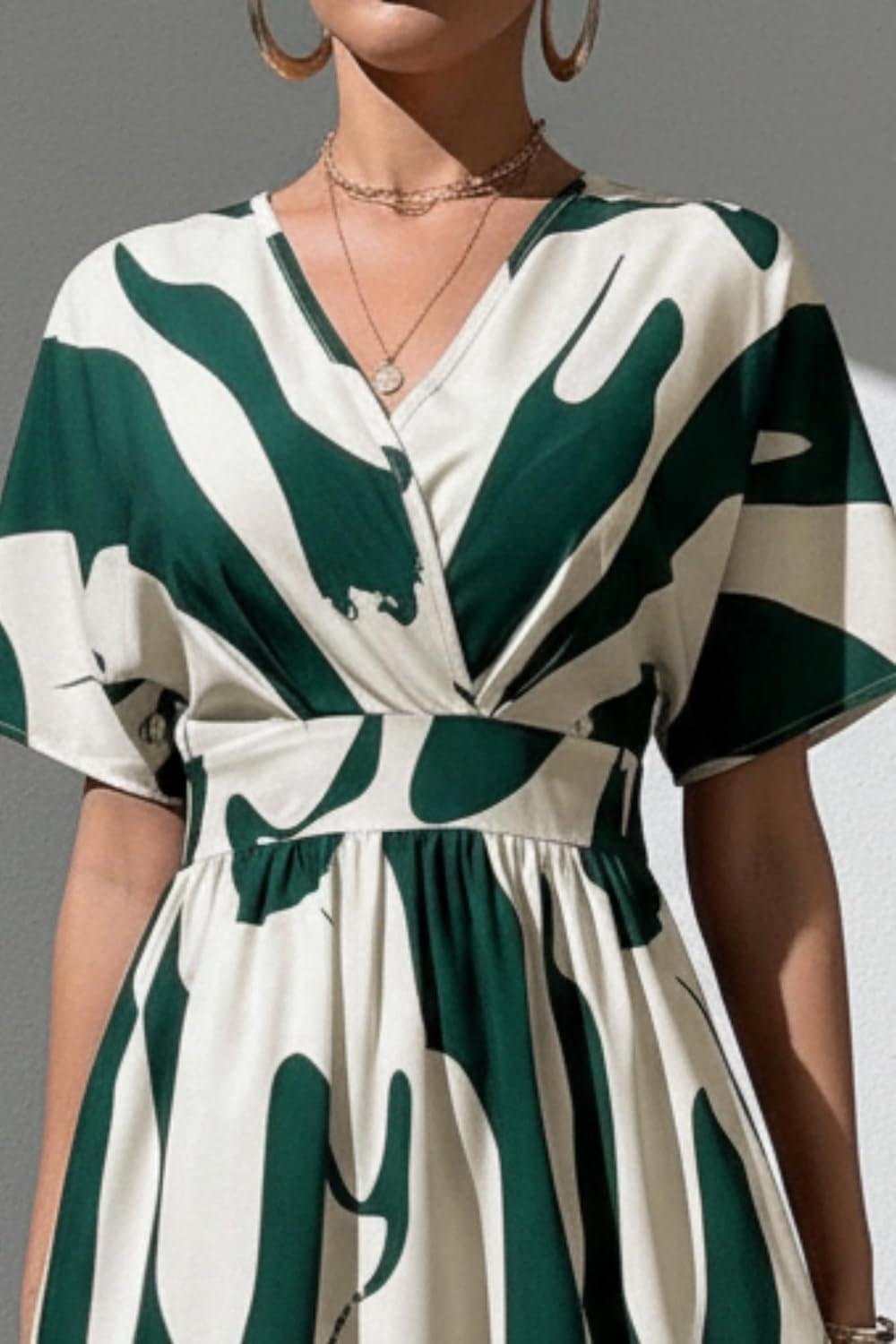 Leriya Fashion Printed Maxi Dress for Women | Trendy Long On... - Image 2